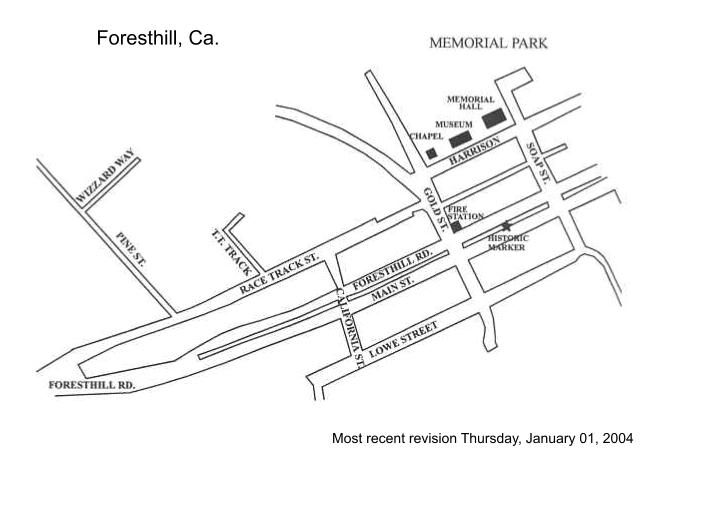 Most recent revision Thursday, January 01, 2004 Foresthill, Ca.